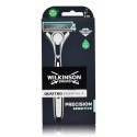 Wilkinson Sword Quattro Essential 4 Precision Sensitive skustuvas vyrams + 1 vnt. skutimosi galvutė