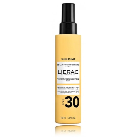 Lierac Sunissime The Melt-In Sun Lotion SPF30 apsauginis kūno losjonas nuo saulės visų tipų odai