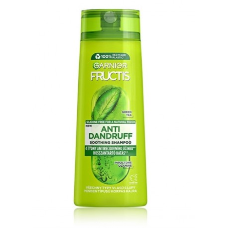 Garnier Fructis Anti Dandruff Soothing Shampoo glotninantis šampūnas nuo pleiskanų