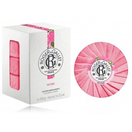 Roger & Gallet Rose набор парфюмированного мыла для рук и тела (3 шт. по 100 г)