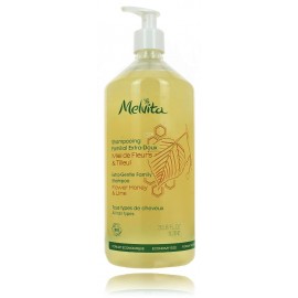 Melvita Extra-Gentle Family Shampoo Flower Honey & Lime ypač švelnus ekologiškas šampūnas visai šeimai