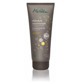 Melvita Homme Energy Shower Gel 2in1 ekologiškas energijos suteikiantis dušo gelis vyrams