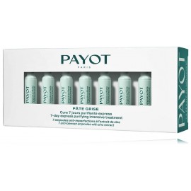 Payot Pate Grise 7-Day Express Purifying Intensive Treatment giliai valančios ampulės mišriai/riebiai veido odai