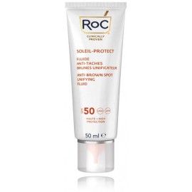 Roc Soleil-Protect Anti-Brown Spot Unifying Fluid SPF50+ apsauginis fluidas veidui nuo pigmentinių dėmių