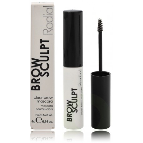 Rodial Brow Sculpt Clear Brow Mascara bespalvis antakių tušas