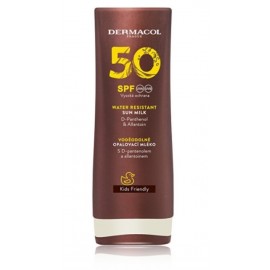 Dermacol Sun Milk Water Resistant SPF50 vandeniui atsparus apsauginis pienelis nuo saulės visai šeimai