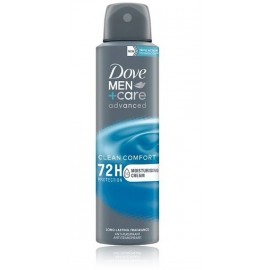 Dove Men+Care Advanced Clean Comfort 72H Antiperspirant purškiamas antiperspirantas vyrams