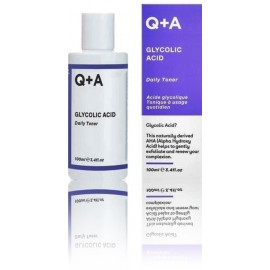 Q+A Glycolic Acid Daily Toner šveičiamasis veido tonikas