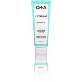 Q+A Peppermint Daily Cleanser Gel gaivinantis valomasis veido gelis