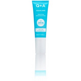 Q+A Squalane Hydrating Daily Sunscreen SPF50 apsauginis veido kremas nuo saulės