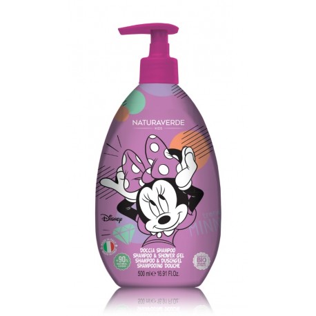 Naturaverde Minnie Mouse Shampoo & Shower Gel šampūnas ir dušo gelis mergaitėms