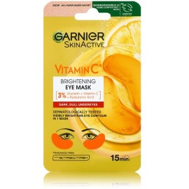 Garnier Skin Naturals Vitamin C Brightening Eye Mask осветляющая тканевая маска для глаз