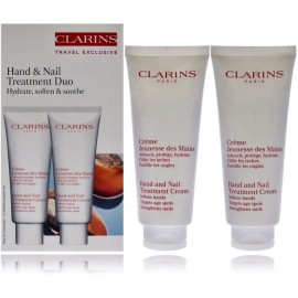 Clarins Hand & Nail Treatment Duo drėkinamasis rinkinys rankoms ir nagams