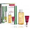 Clarins Supra Lift And Curl Mascara Set rinkinys (tušas 8 ml. + paakių kremas 3 ml. + valomasis aliejus 50 ml.)