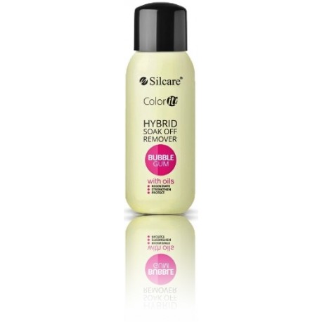 Silcare Hybrid Remover Bubble Gum гибридная жидкость для снятия лака