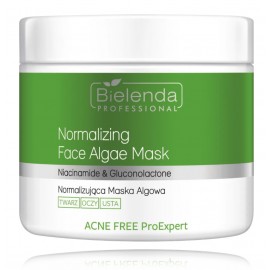 Bielenda Professional Acne Free Pro Expert Normalizing Face Algae Mask normalizuojanti veido kaukė