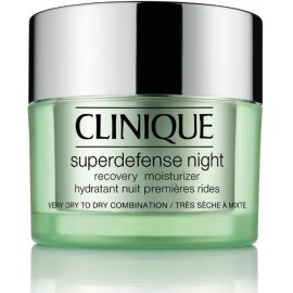 Clinique Superdefense Night Recovery atstatantis naktinis veido kremas sausai/mišriai odai 50 ml.