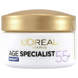 L'oreal Age Specialist 55+ naktinis kremas nuo raukšlių 50 ml.