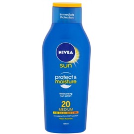 Nivea Sun Protect & Moisture увлажняющий лосьон солнцезащитный с SPF20 400 мл.