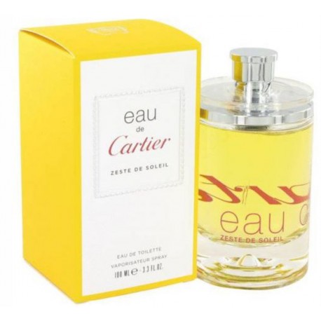 eau de cartier zeste de soleil