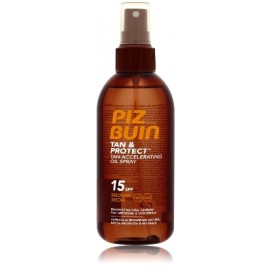 Piz Buin Tan & Protect Tan Accelerating Oil Spray SPF15 защитное масло для быстрого загара