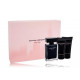 Narciso Rodriguez for Her rinkinys moterims (50 ml. EDT + 50 ml. kūno losjonas + 50 ml. dušo gelis)