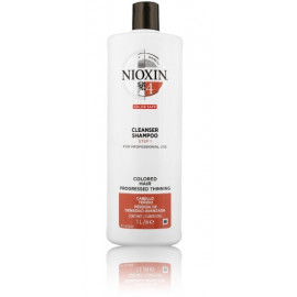 Nioxin System 4 Cleanser шампунь для истощенных окрашенных волос 1000 мл.