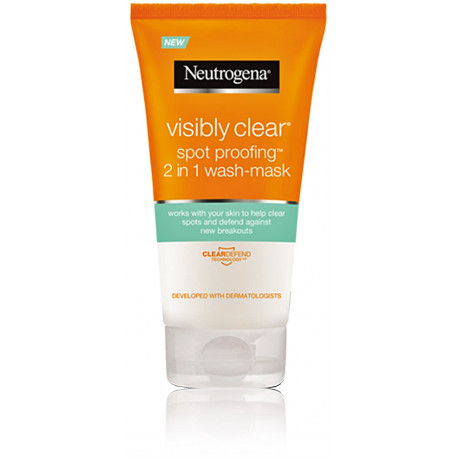 Neutrogena Visibly Clear 2in1 Spot Proofing маска для лица 150 мл.