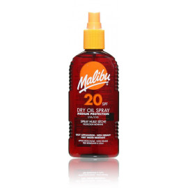 Malibu Dry Oil Spray SPF 20 purškiamas losjonas nuo saulės 200 ml.