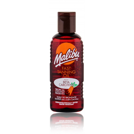 Malibu Fast Tanning Oil aliejus skatinantis greitą įdegį