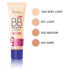 Rimmel BB Cream 9in1 drėkinantis BB kremas su SPF15 30 ml.