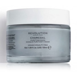 Makeup Revolution Purifying Charcoal Mask valomoji veido kaukė su aktyvuota anglimi 50 ml.