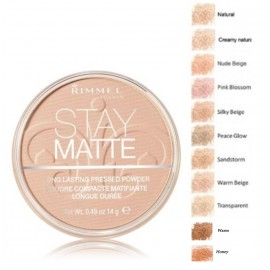 Rimmel Stay Matte компактная пудра 14 г.