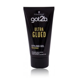 Schwarzkopf got2b Ultra Glued Styling Gel itin stiprios fiksacijos plaukų formavimo gelis 150 ml.