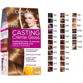 L'oreal Casting Creme Gloss краска без аммиака 323 Darkest Chocolat