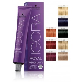 Schwarzkopf Professional Igora Royal Fashion Lights profesionalūs plaukų dažai 60 ml.