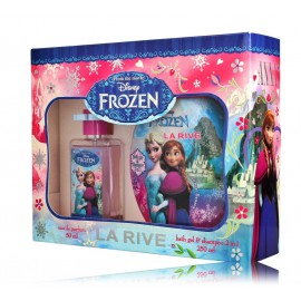 LA RIVE Disney Frozen rinkinys vaikams ( 50 ml. EDP kvepalai + 250 ml. dušo želė/šampūnas)